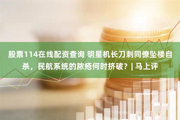 股票114在线配资查询 明星机长刀刺同僚坠楼自杀，民航系统的脓疮何时挤破？| 马上评